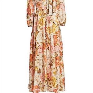 Zimmermann Bonita Long Sleeve Dress